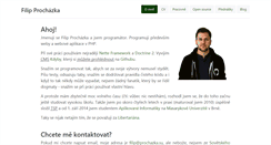 Desktop Screenshot of filip-prochazka.com